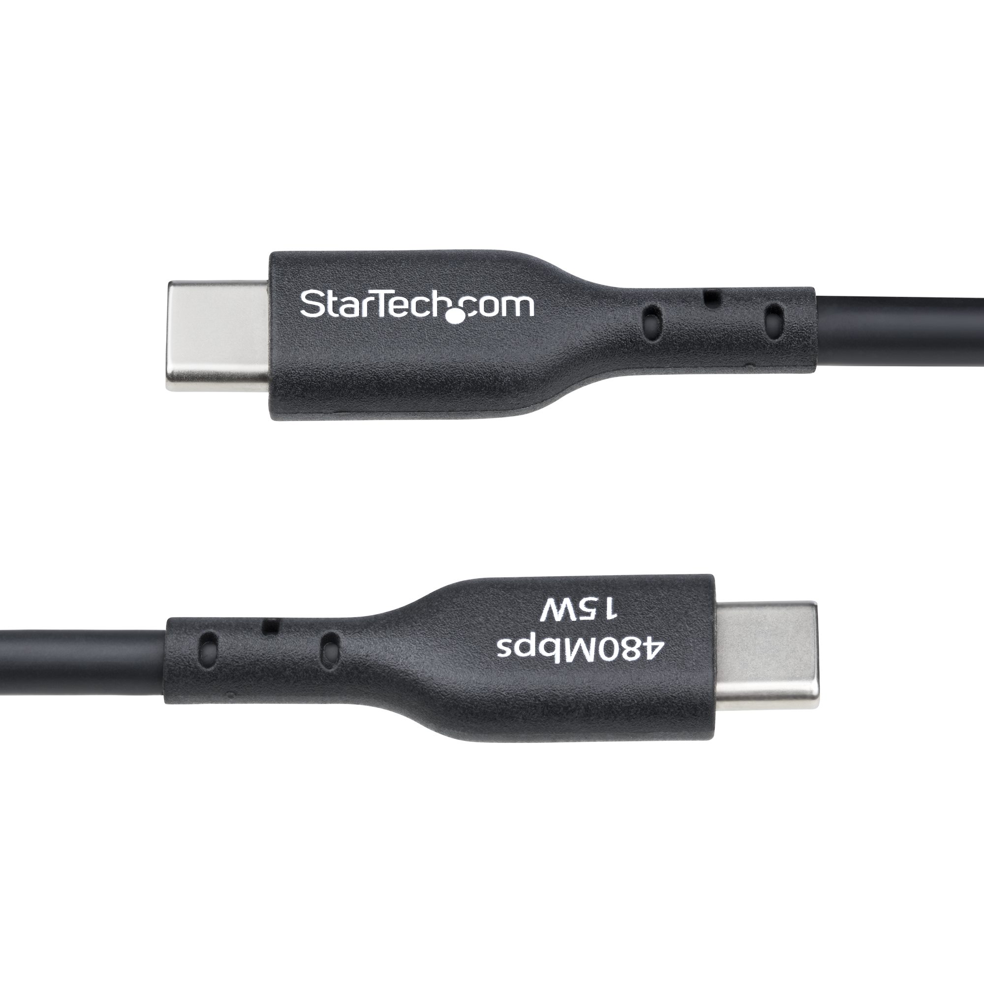 STARTECH.COM 3m USB-A auf USB-C Ladekabel USB-A auf Typ-C Ladekabel 3A Schnellladekabel USB 2.0 Datenubertragung Schwarz