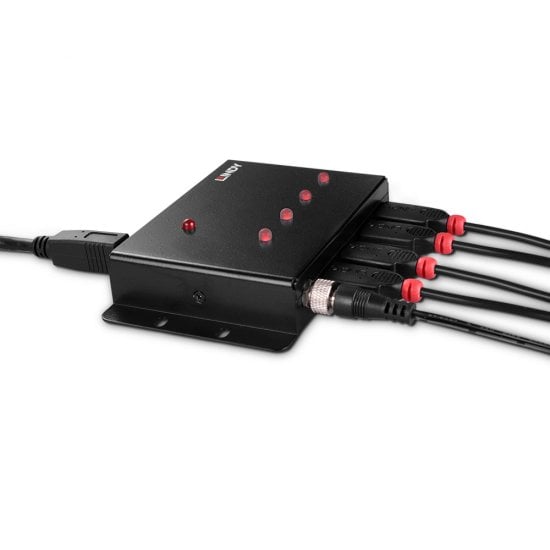 LINDY 4 Port USB 3.0 Metall Hub