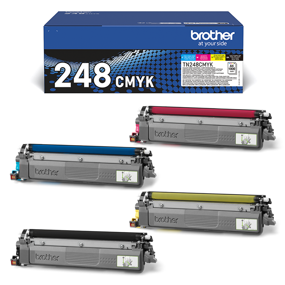TN248 VALUE PACK TONER COLOR LASER TONER