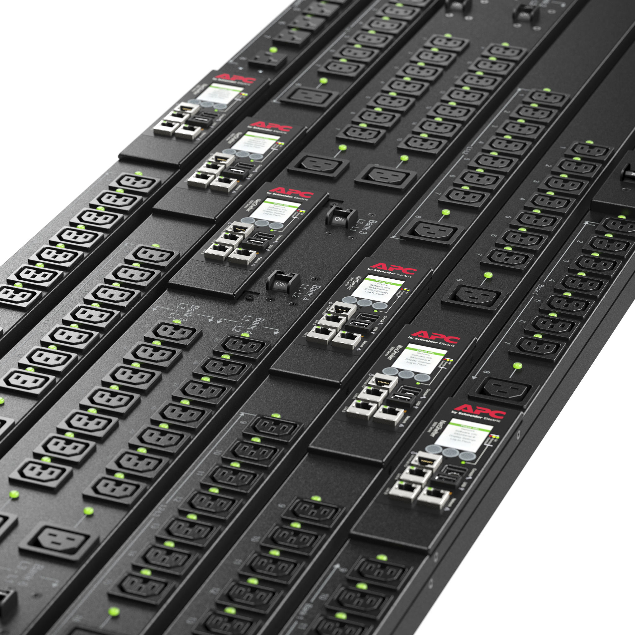 APC Rack PDU 9000 Switched ZeroU 16A 230V 21 C13 & 3 C19 IEC309 Cord