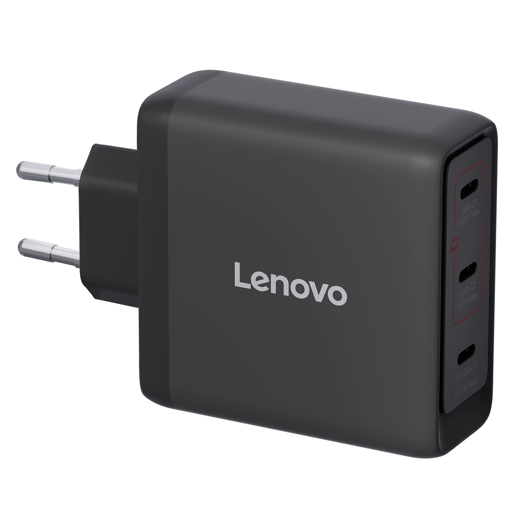 LENOVO MULTI-PORT USB-C 100W GAN CHARGER BLACK -EU