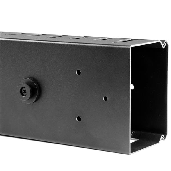 STARTECH.COM Vertikaler Kabelordner mit Finger Duct - 0U - 1,8m - Rack Kabelmanager