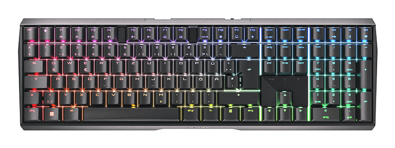 CHERRY XTRFY MX 3.0S Wireless Tastatur RGB DE MX Rot schwarz