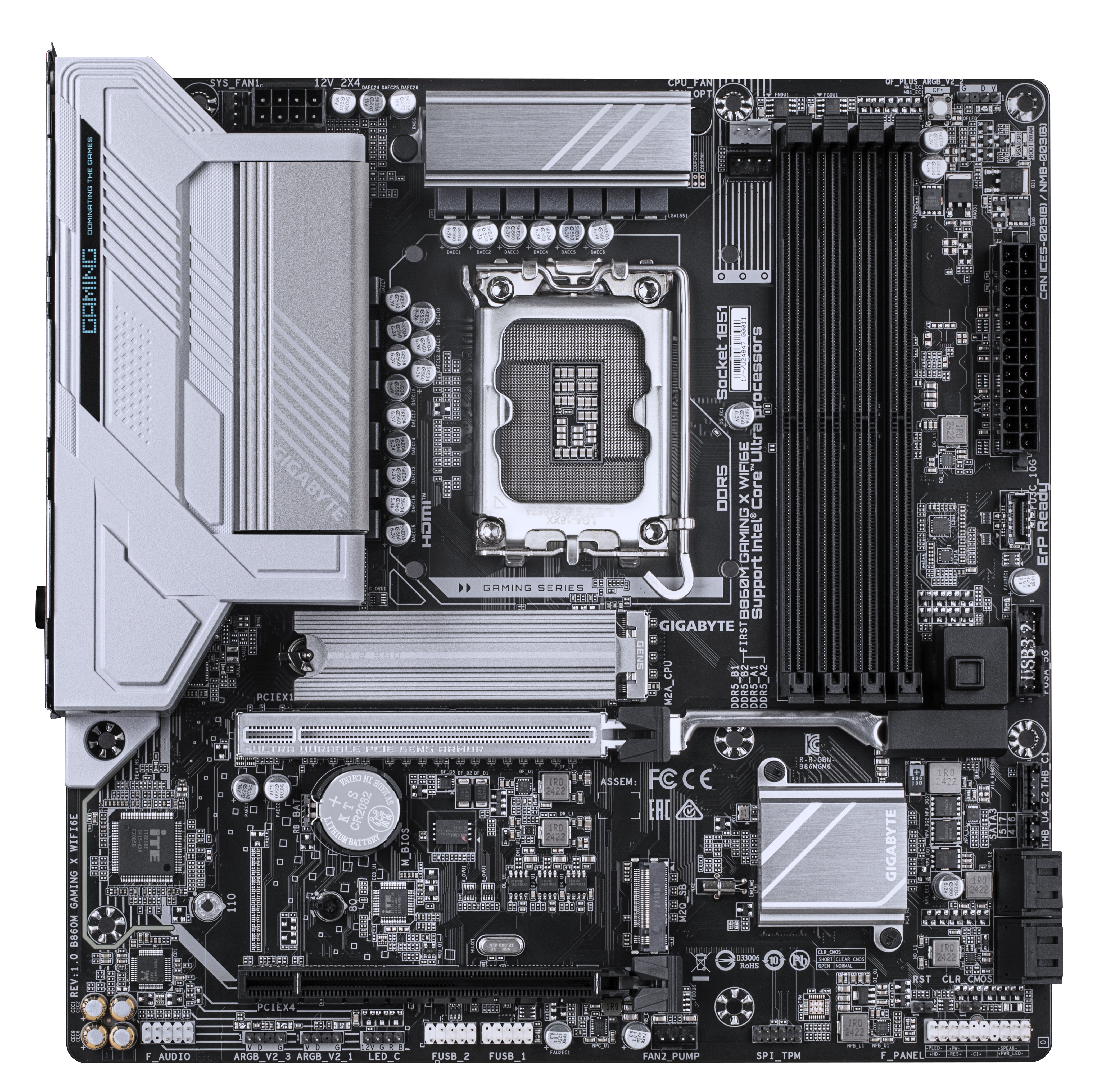 B860M GAMING X WIFI6E, Mainboard
