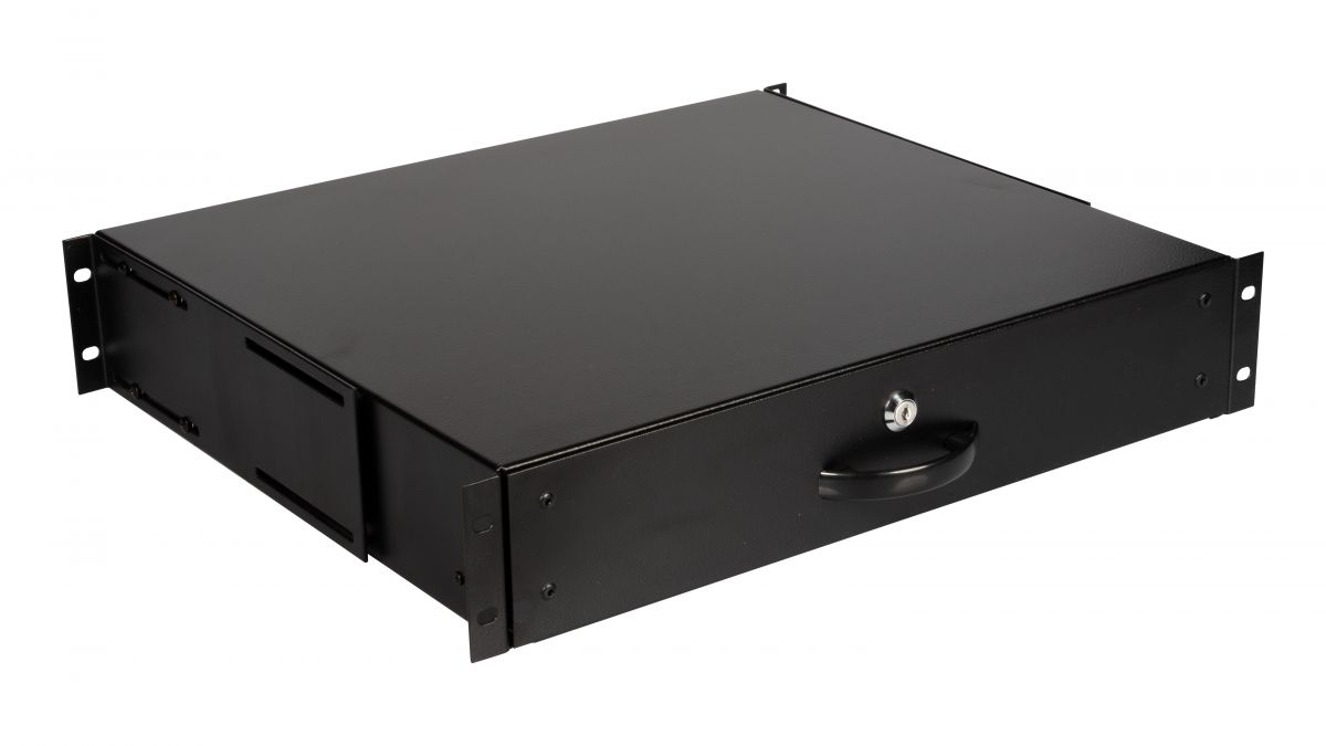 Equip 19 Schublade für Serverschränke abschl. 2U RAL9005