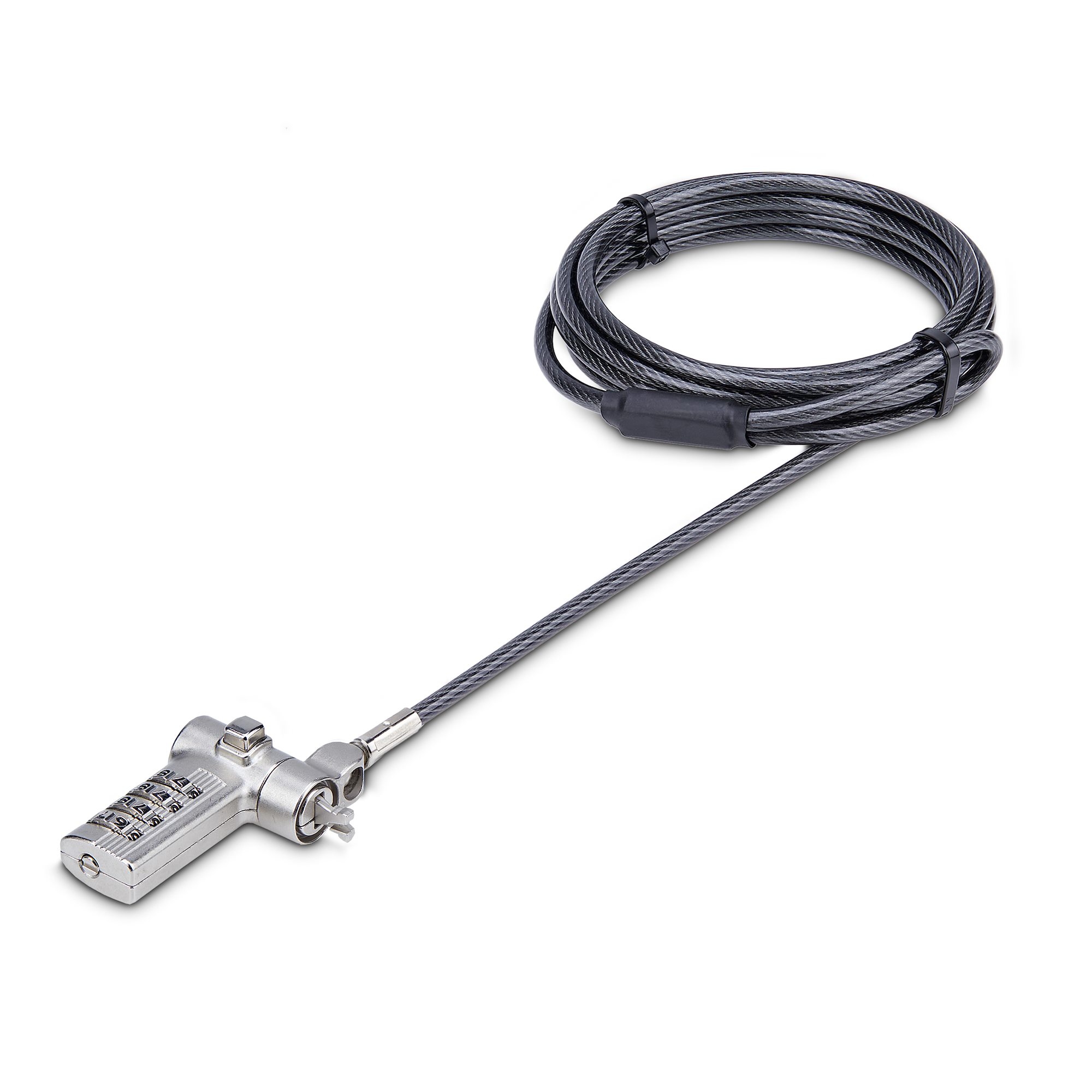 STARTECH.COM Universal Laptopschloss 2m Serialisiertes Sicherheitsschloss Noble Wedge/Nano/K-Slot Kompatibel