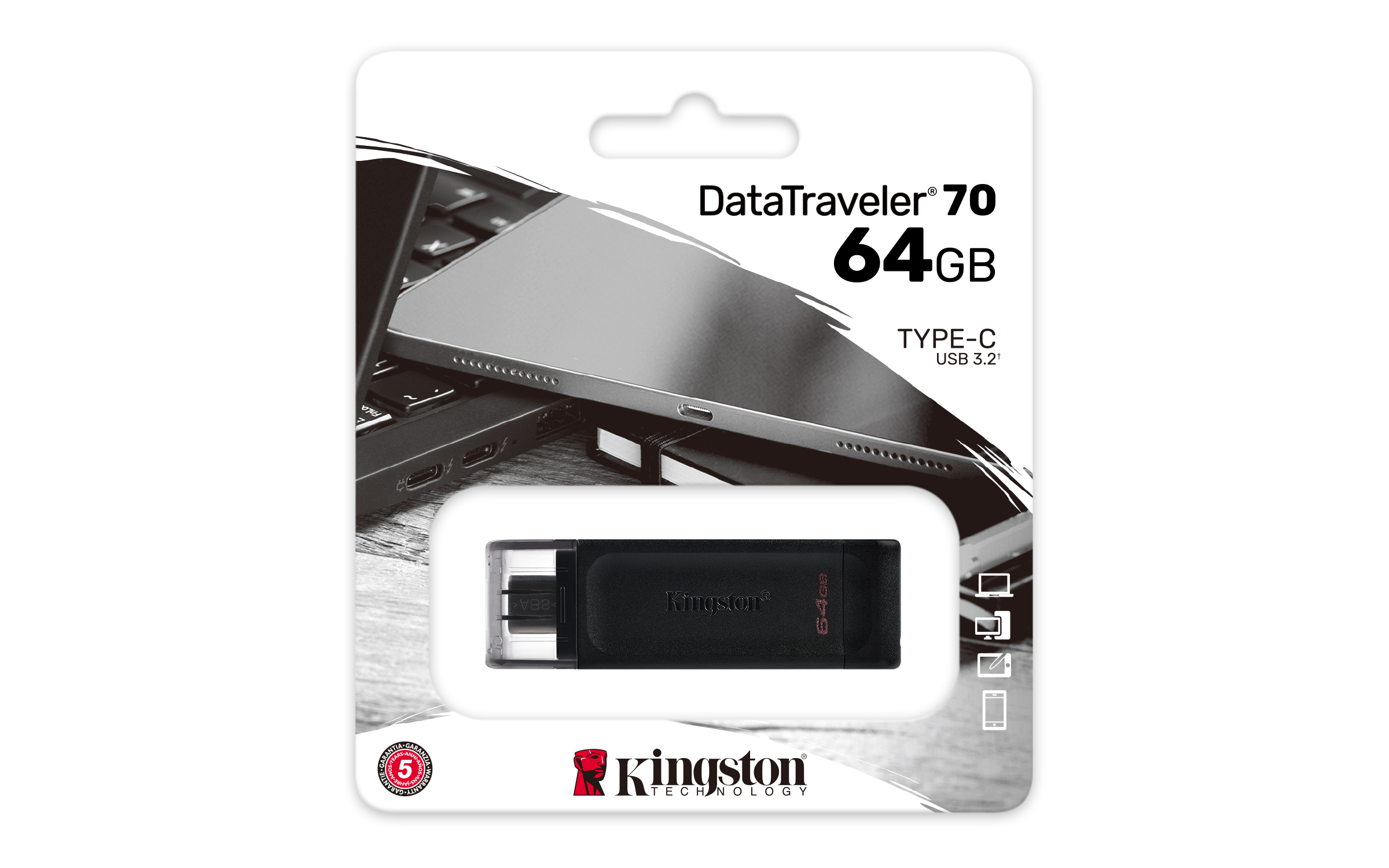 DataTraveler 70 64 GB, USB-Stick