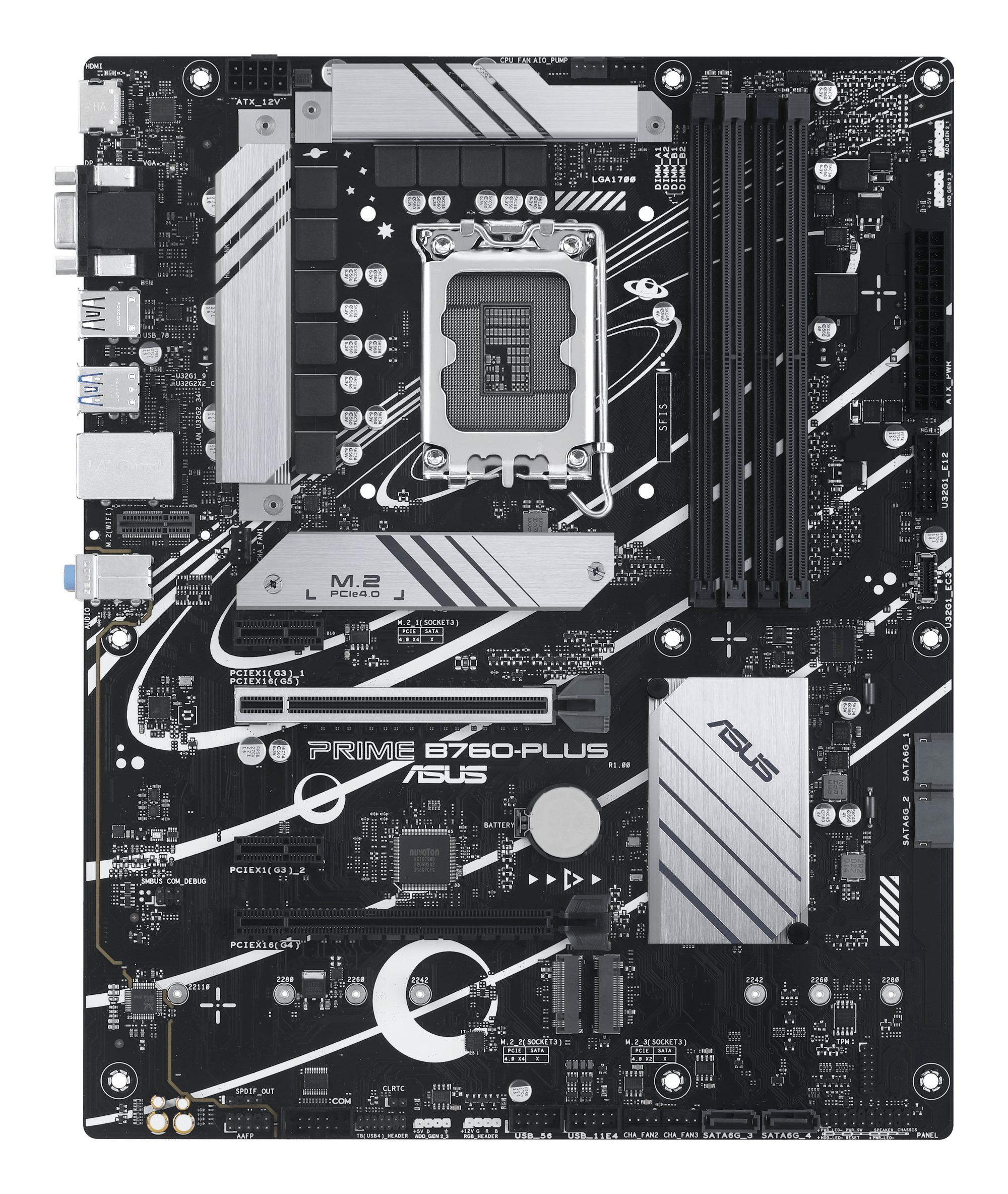 ASUS PRIME B760-PLUS LGA 1700 4xDDR5 ATX 4xSATA MB 1xHDMI 1xDP 1xD-Sub 3xM.2