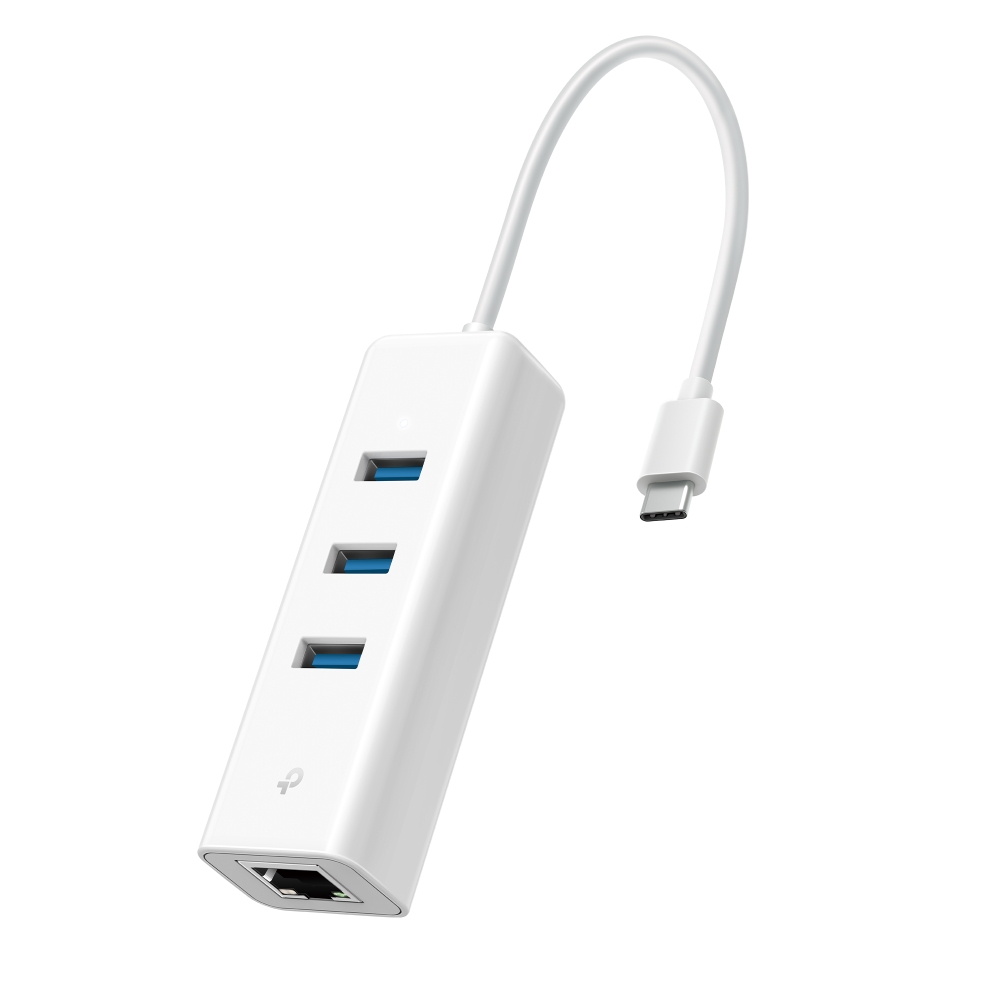 LAN-Adapter UE330C, USB 3.2 Gen1 USB-C > 3x USB-A + RJ-45