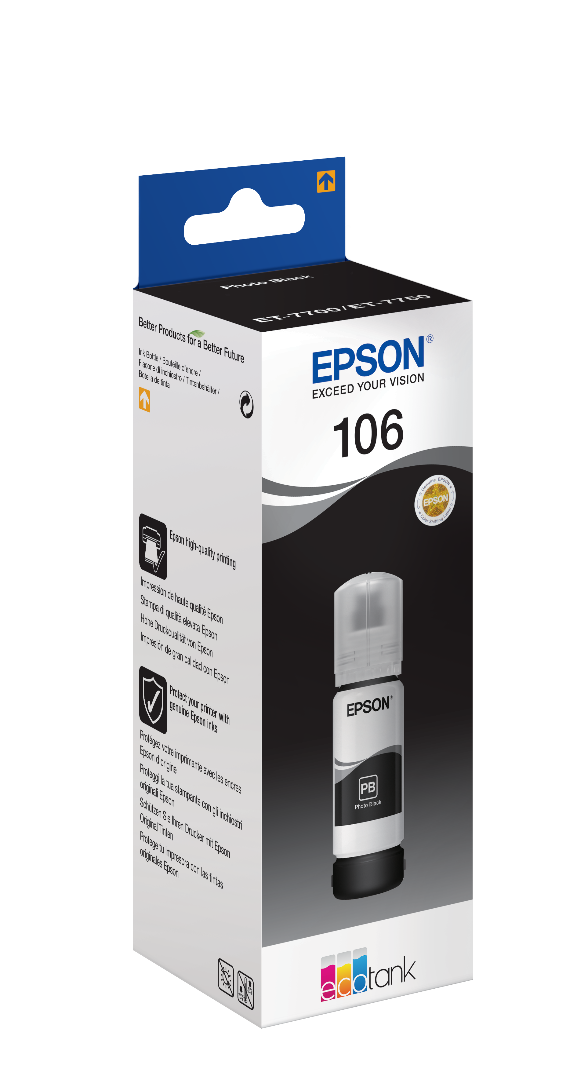 EPSON 5LB 106 EcoTank Photo Black ink bottle