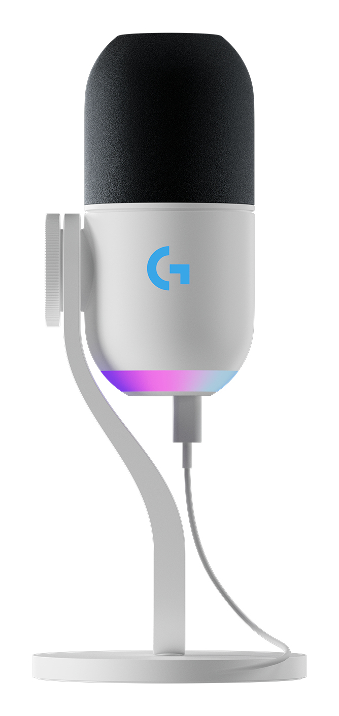 LOGITECH Yeti GX Dynamic RGB Gaming Mic with LIGHTSYNC - OFF WHITE - EMEA28-935