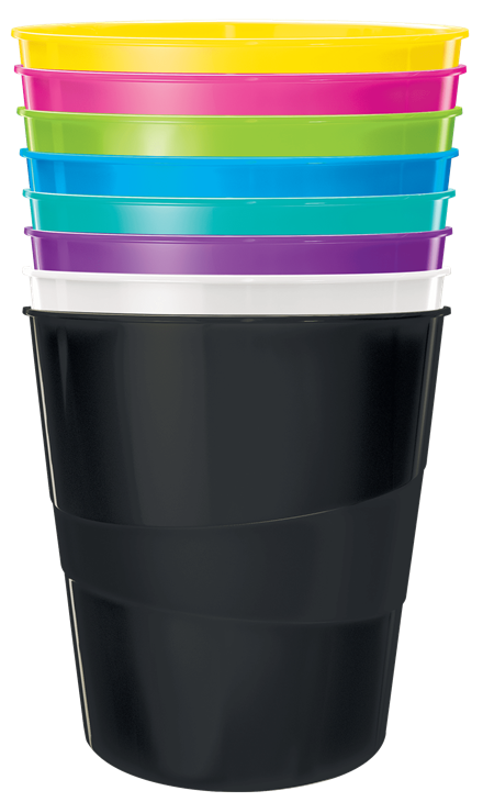 LEITZ WOW Duo Colour Papierkorb 15,0 l grün, 1 St.