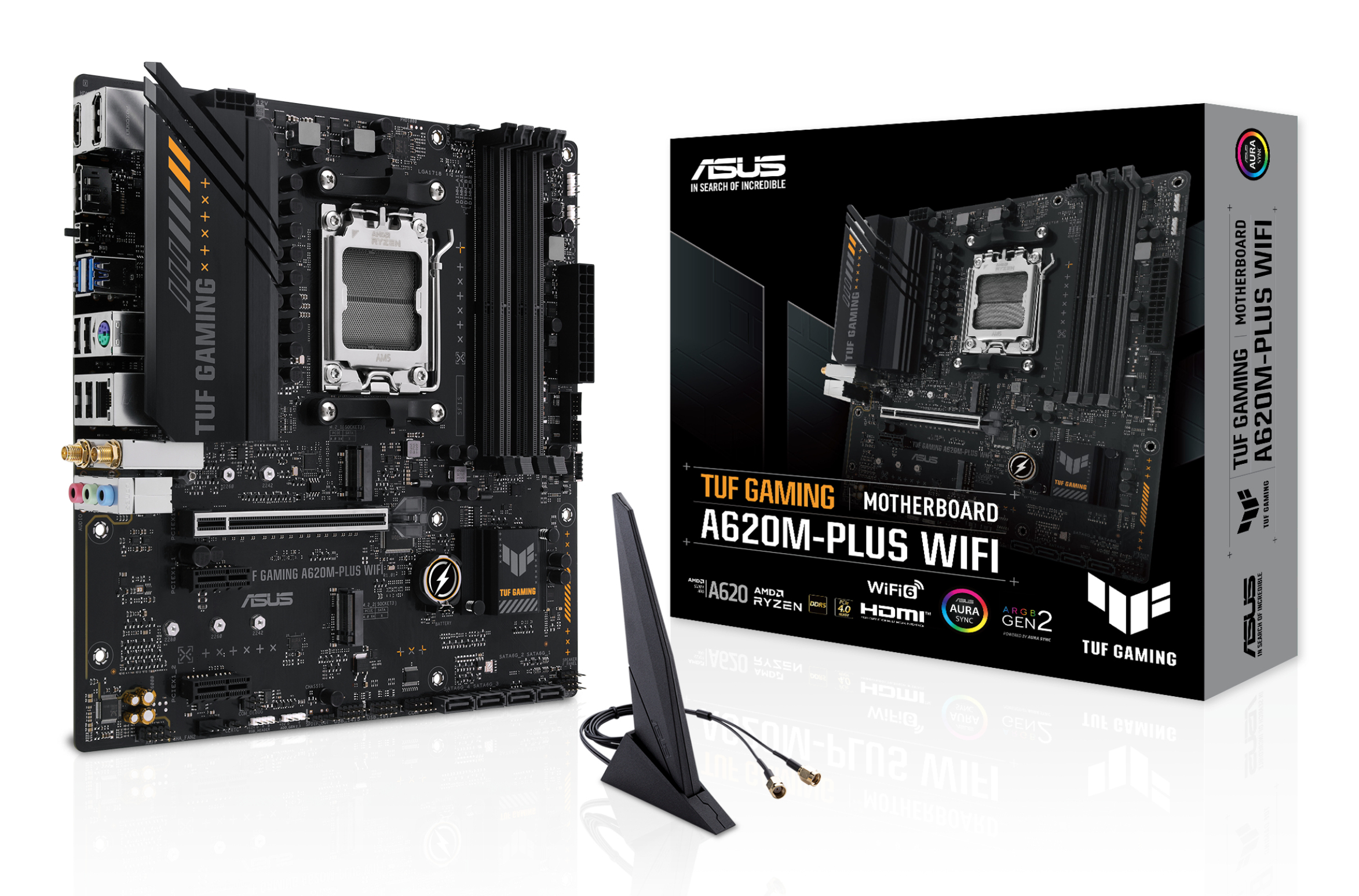 TUF GAMING A620M-PLUS WIFI, Mainboard