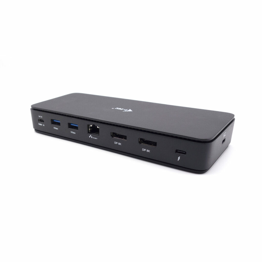 I-TEC Thunderbolt 4 2x Display Dock Generation 3 7x USB + davon 1x TB4 2.5GLAN PD 92W 1m TB4 Cable SD/TF Kartenleser 3,5 mm Audio