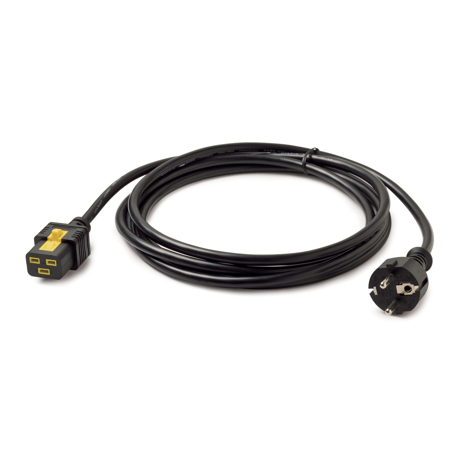 APC Power cable IEC 60320 C19 to power CEE 7/7m AC 240V 16 A 3m Black
