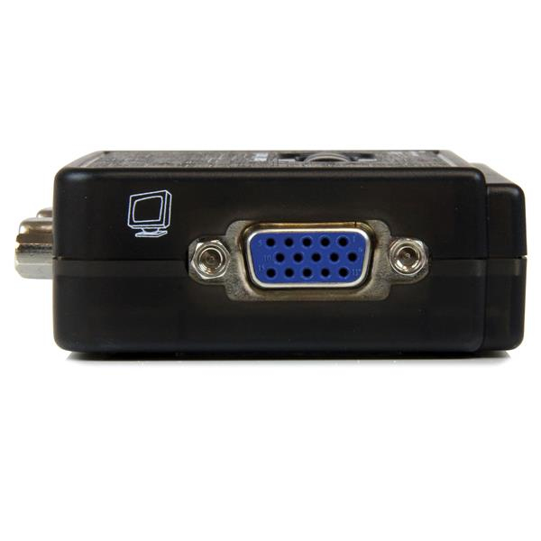 2 PORT USB KVM SWITCH W/ AUDIO IN