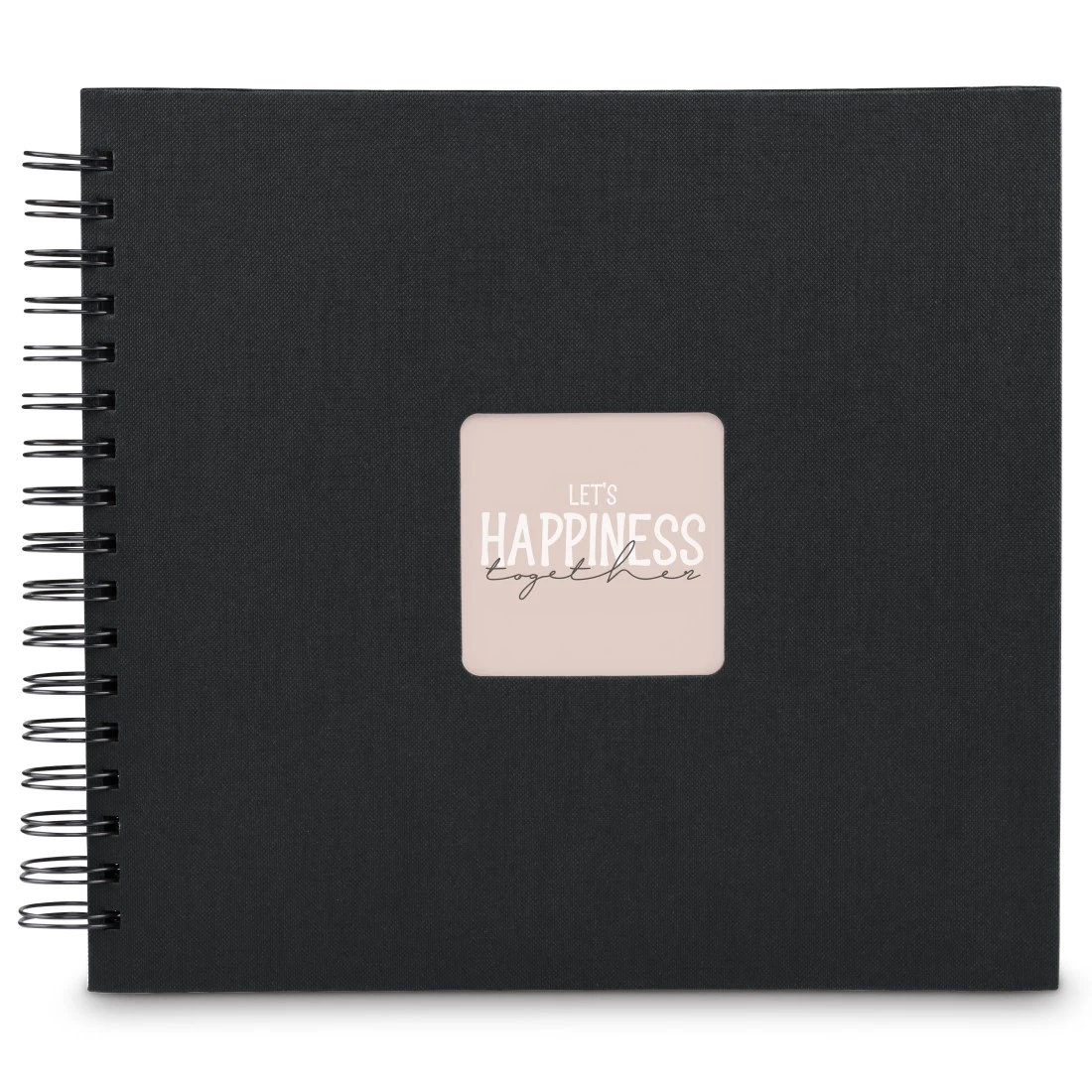 hama Fotoalbum Fine Art neutral 28,0 x 24,0 cm, 50 schwarze Seiten