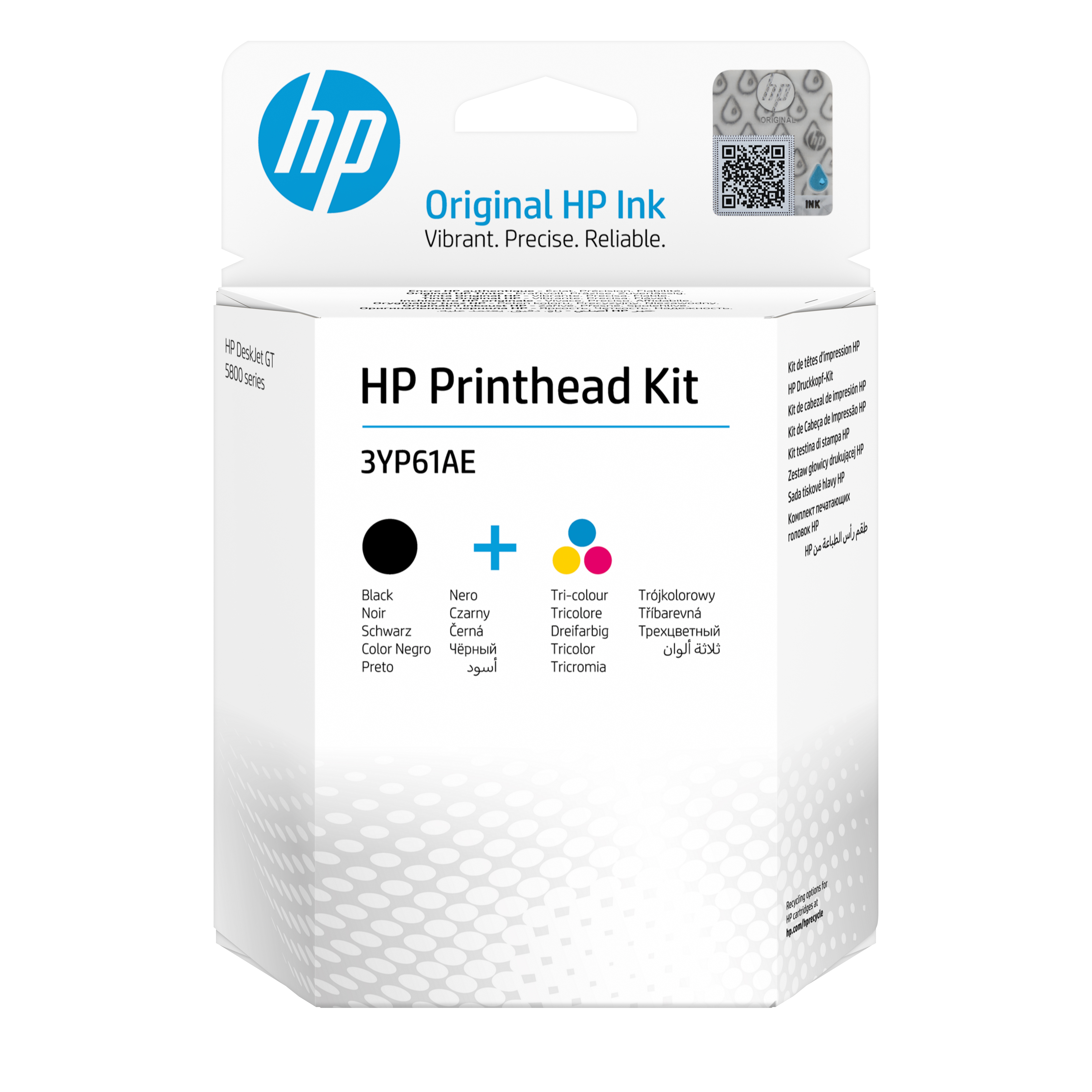 HP Schwarz Farbe dreifarbig GT Druckkopf Kit