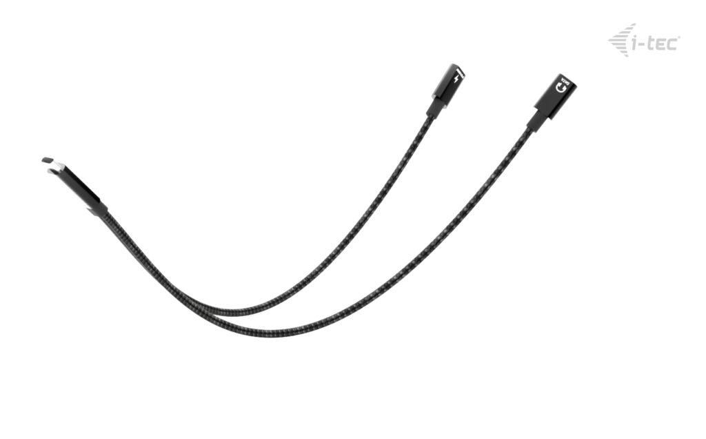 I-TEC USB-C SPLITTER AUDIO/DATA WITH POWER DELIVERY 100W