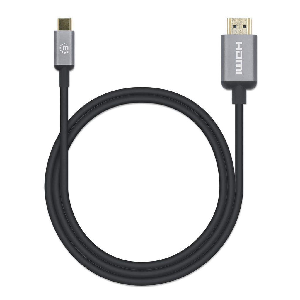 MANHATTAN 4K@60Hz USB-C auf HDMI-Kabel Stecker/Stecker 1m