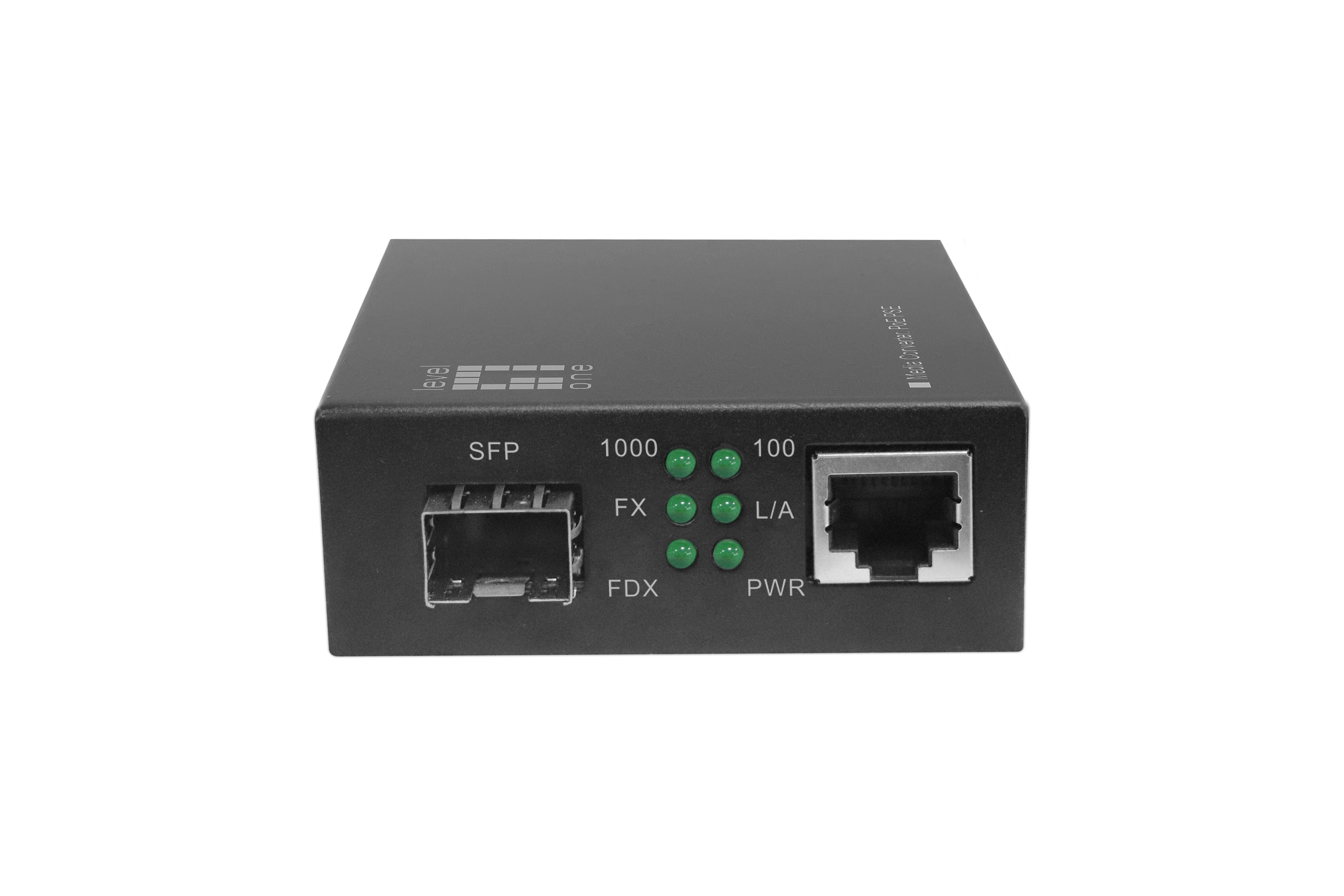 LevelOne Media Konverter RJ45->SFP GE PoE PSE 30W