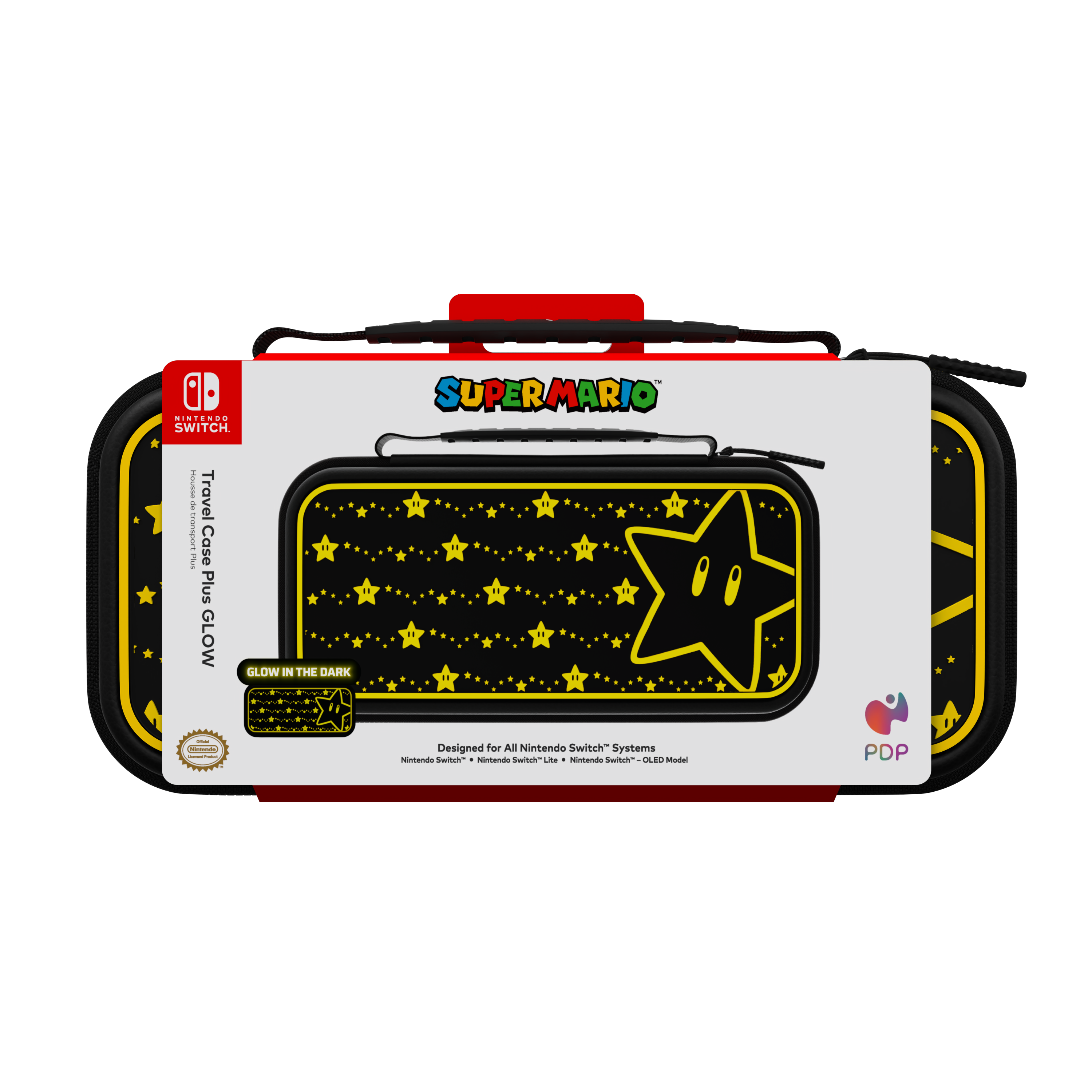 PDP Tasche Travel Case Plus-Super Star GlowintheDark Switch
