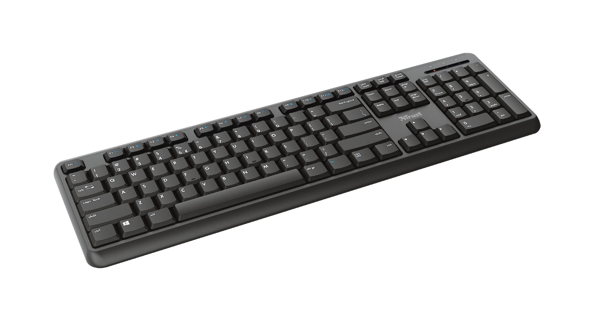Keyboard Trust TK-350 wireless black (DE) (24415)