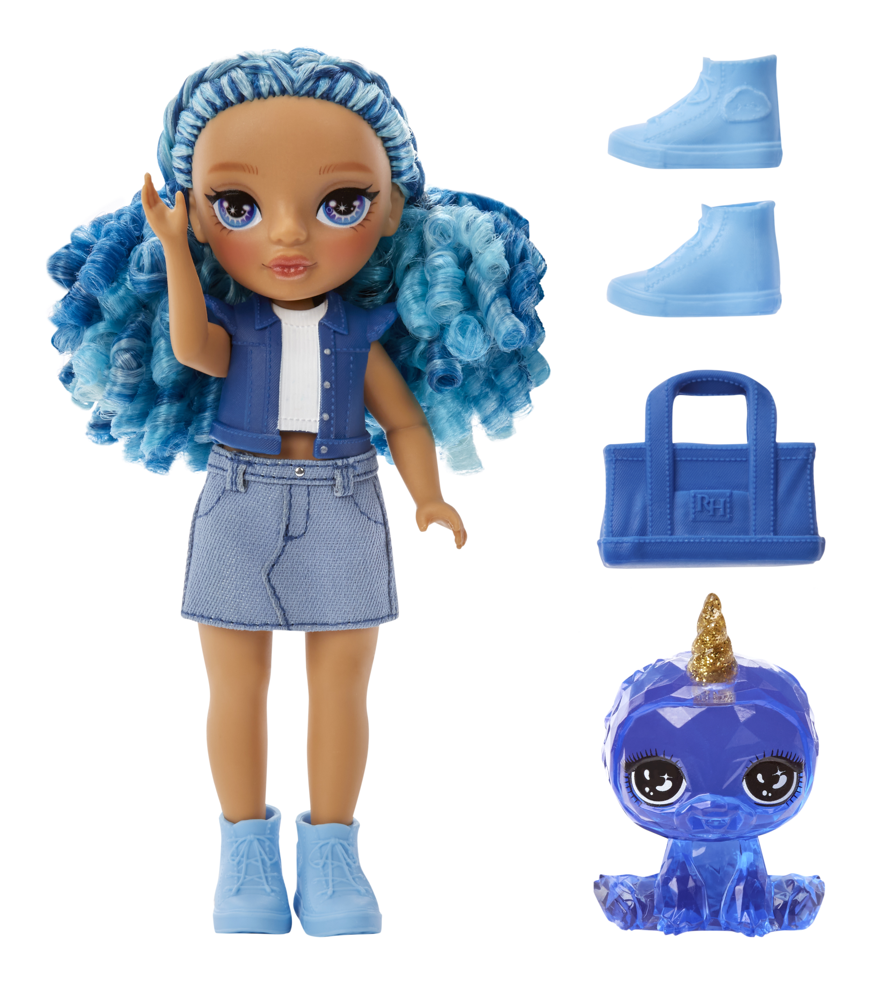 Rainbow High Littles - Sapphire (Blue), Puppe