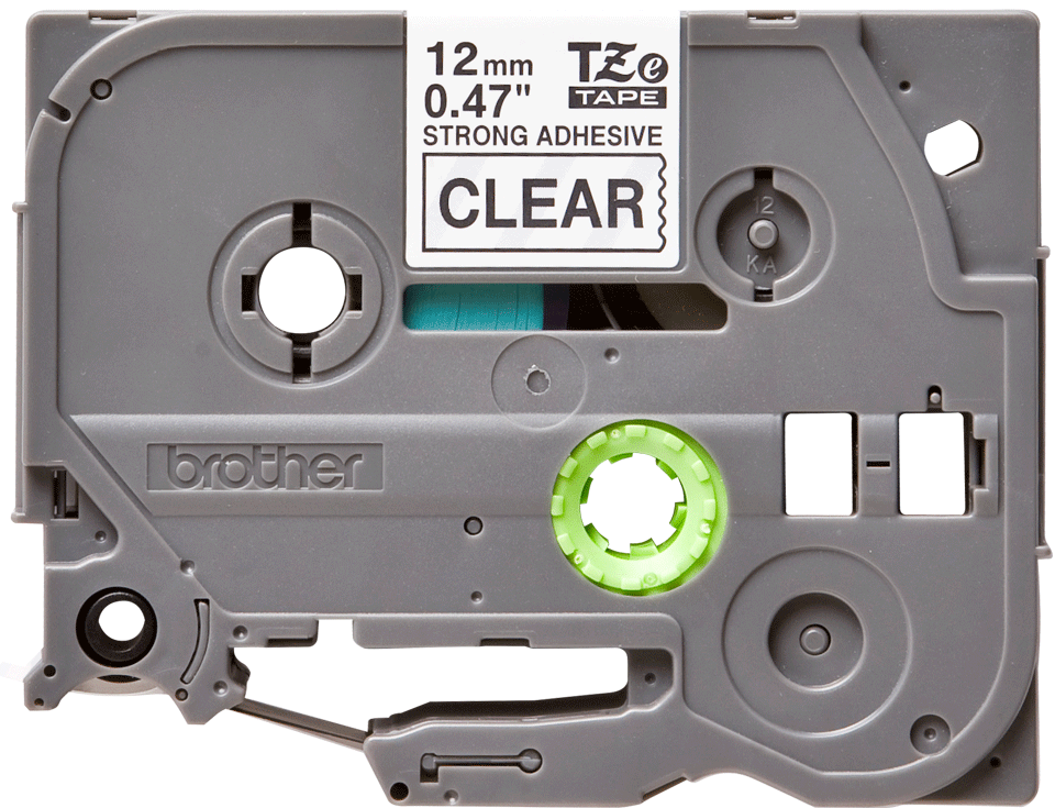 TZE-131 LAMINATED TAPE 12MM 8M BLACK ON CLEAR