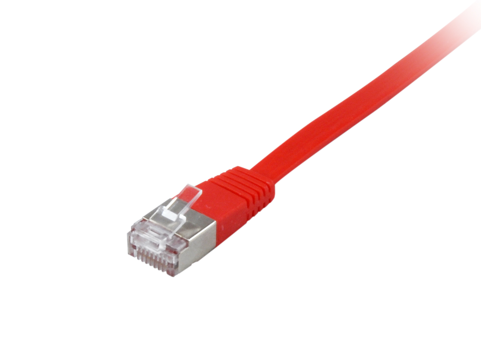 Equip Patchkabel Cat6A Flat U/FTP 2xRJ45 10.00m rot LSZH Polybeutel