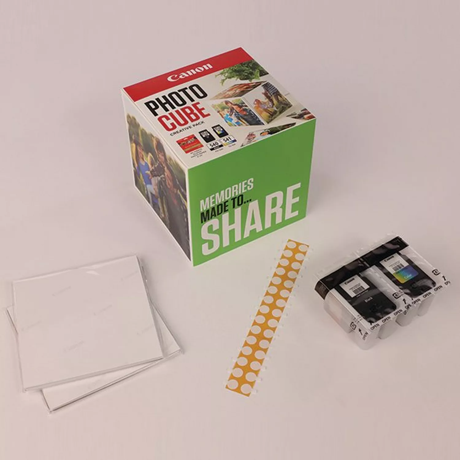 PG-540/CL-541 PHOTO CUBE CREATIVE PACK WHITE GREEN (5X5 P