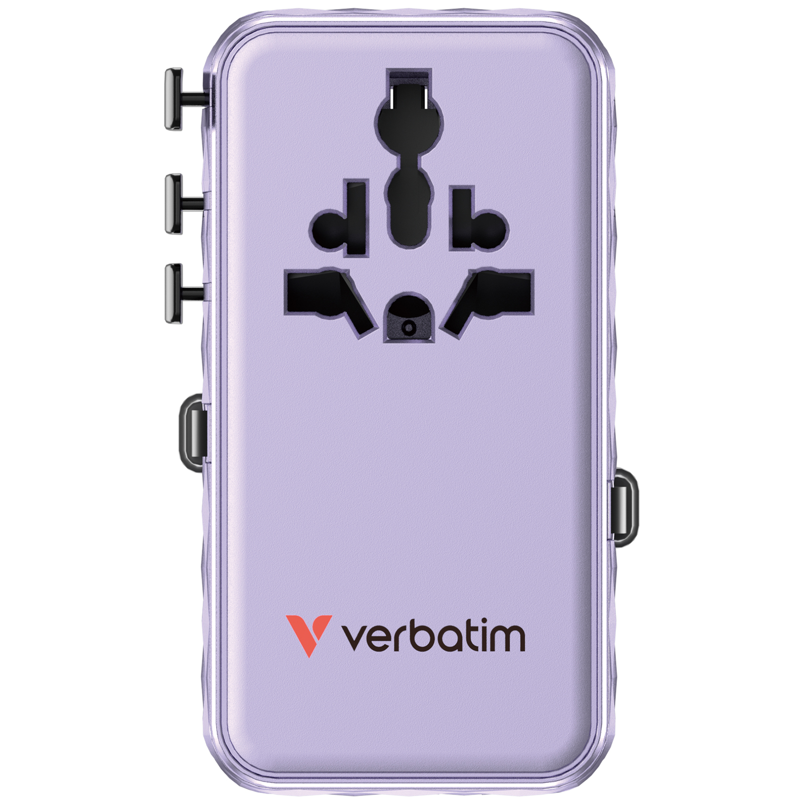 Verbatim Charge'n'Travel Adapter 70W 2C retractable purple