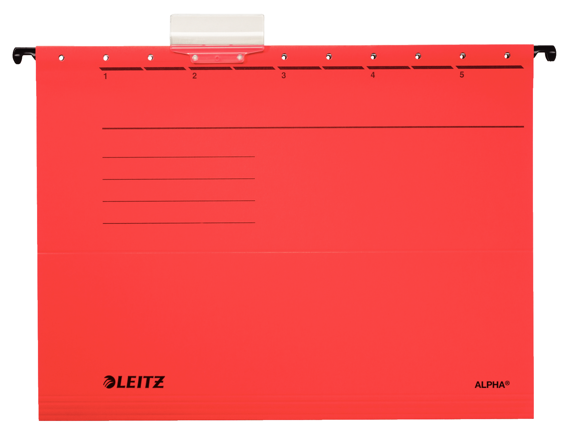 LEITZ Hängemappen ALPHA® 1985 rot, 5 St.