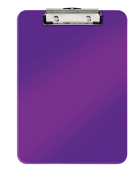 LEITZ Klemmbrett WOW 3971 DIN A4 violett Kunststoff, 1 St.