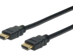 DIGITUS HDMI High Speed mit Ethernet Anschlusskabel, 10m, sw