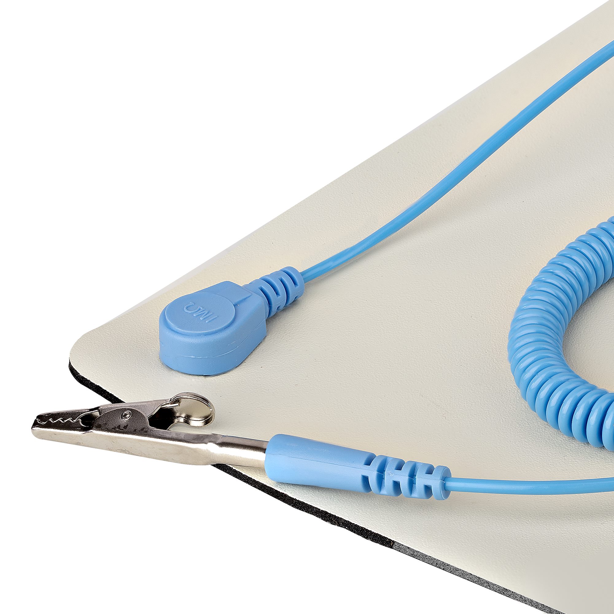 STARTECH.COM ESD Matte Elektronikreparatur Antistatikmatte Antistatische Tischmatte lösbarer Erdungskabel mit Krokodilklemme 60x120