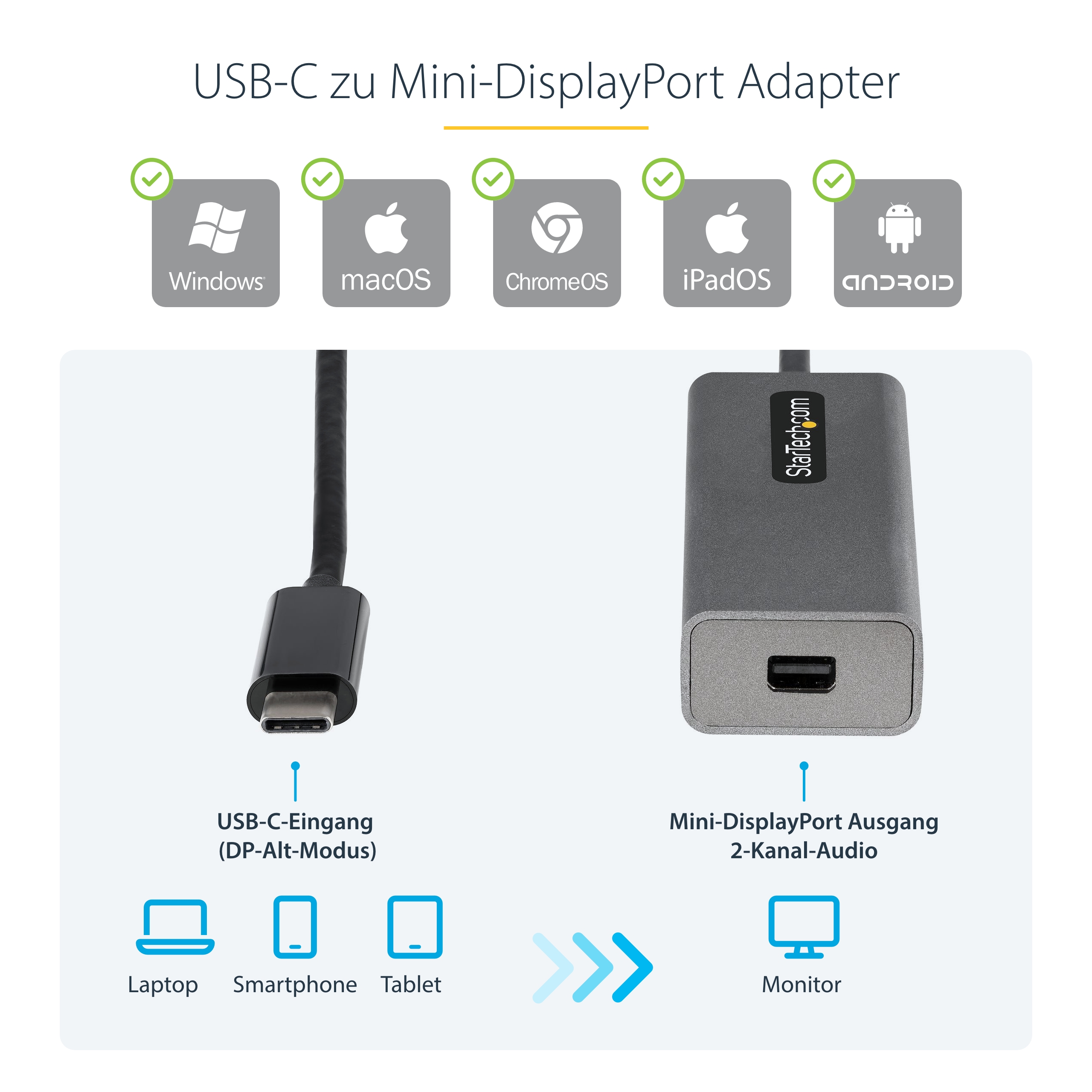 USB C TO MDP ADAPTER 12IN CABLE .