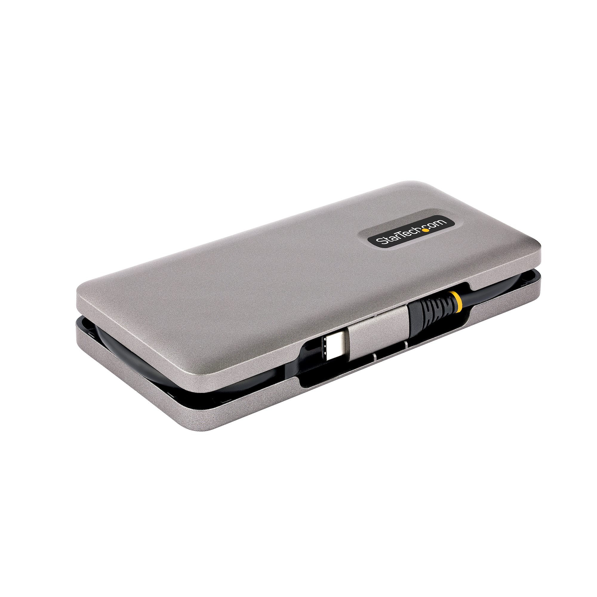 STARTECH.COM 4-Port USB-C Hub USB 3.1 10Gbps 100W Power Delivery Pass-Through 9.8in 25cm Cable Portable USB Expansion Hub