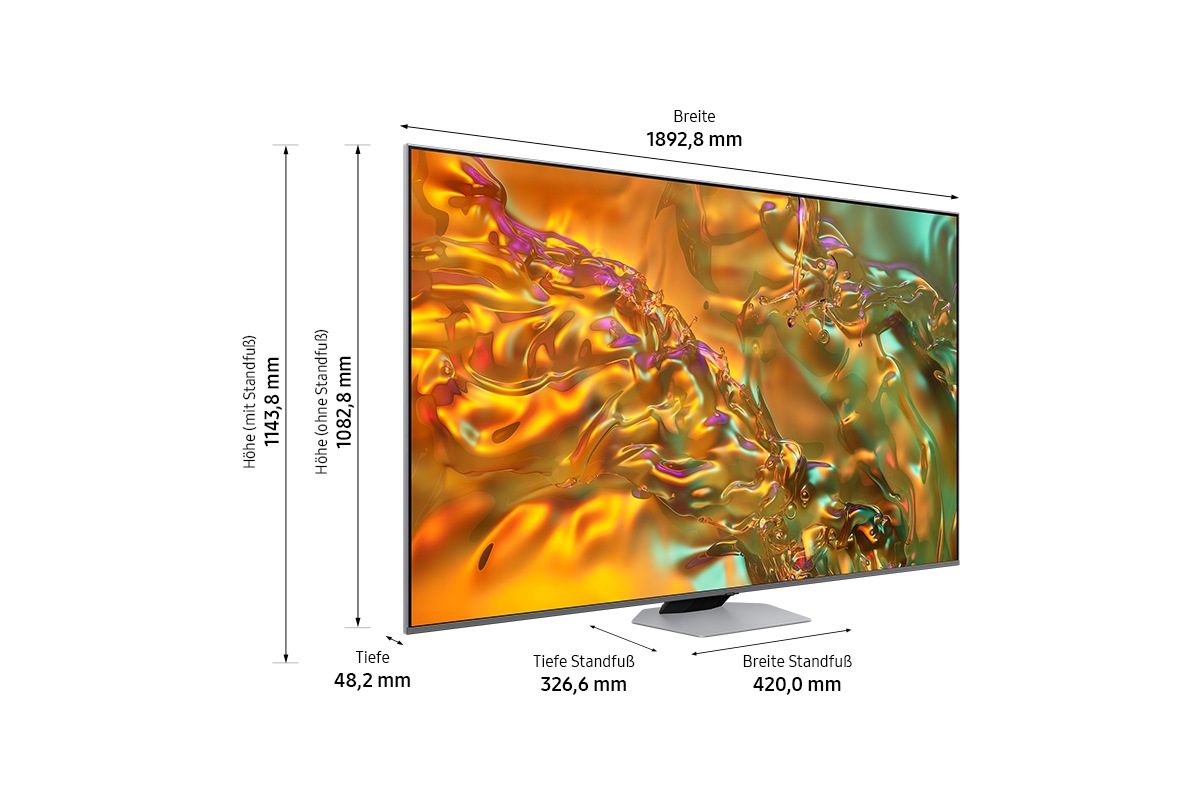 GQ-85Q80D, QLED-Fernseher