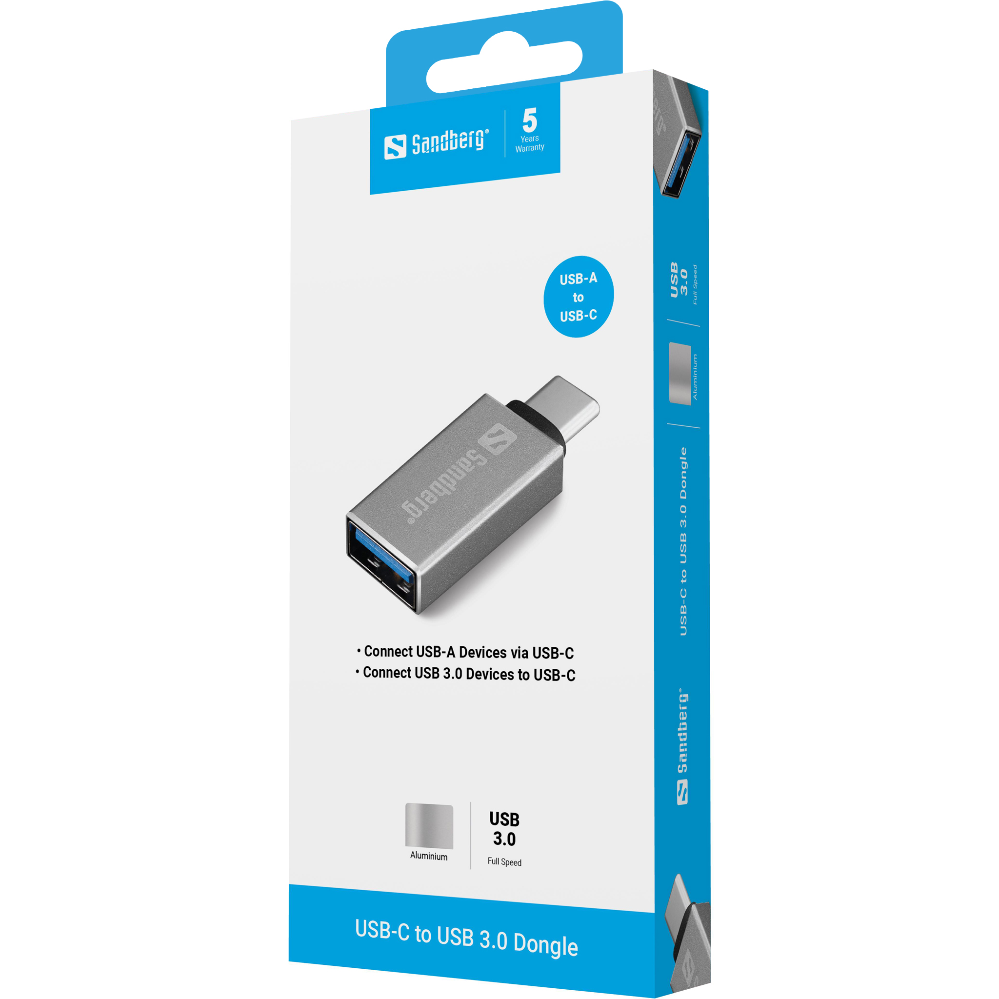 SANDBERG USB-C to USB 3.0 Dongle