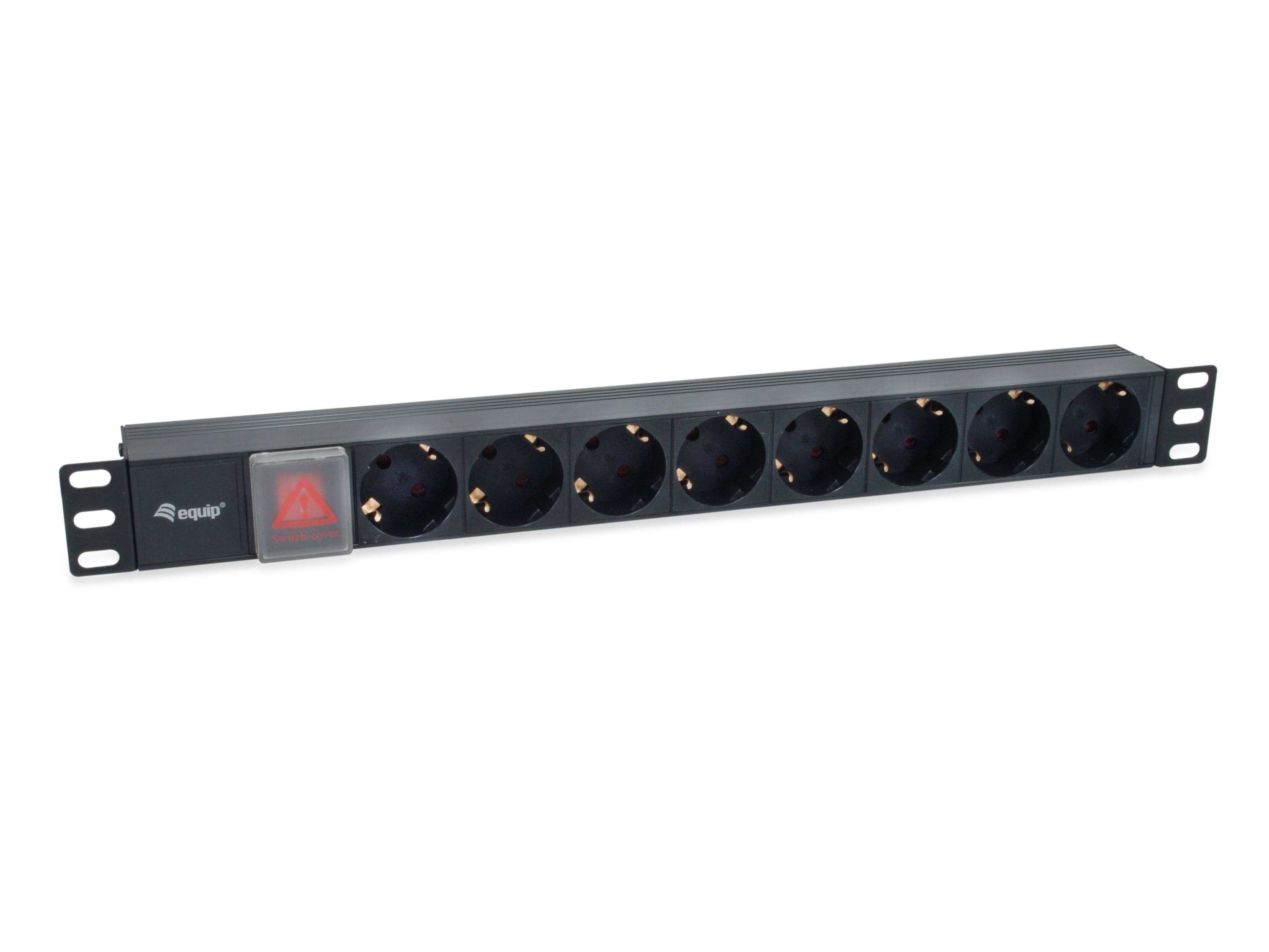 Equip 19 Steckdosenleiste 8xSchuko+Switch->St.IEC320-C14