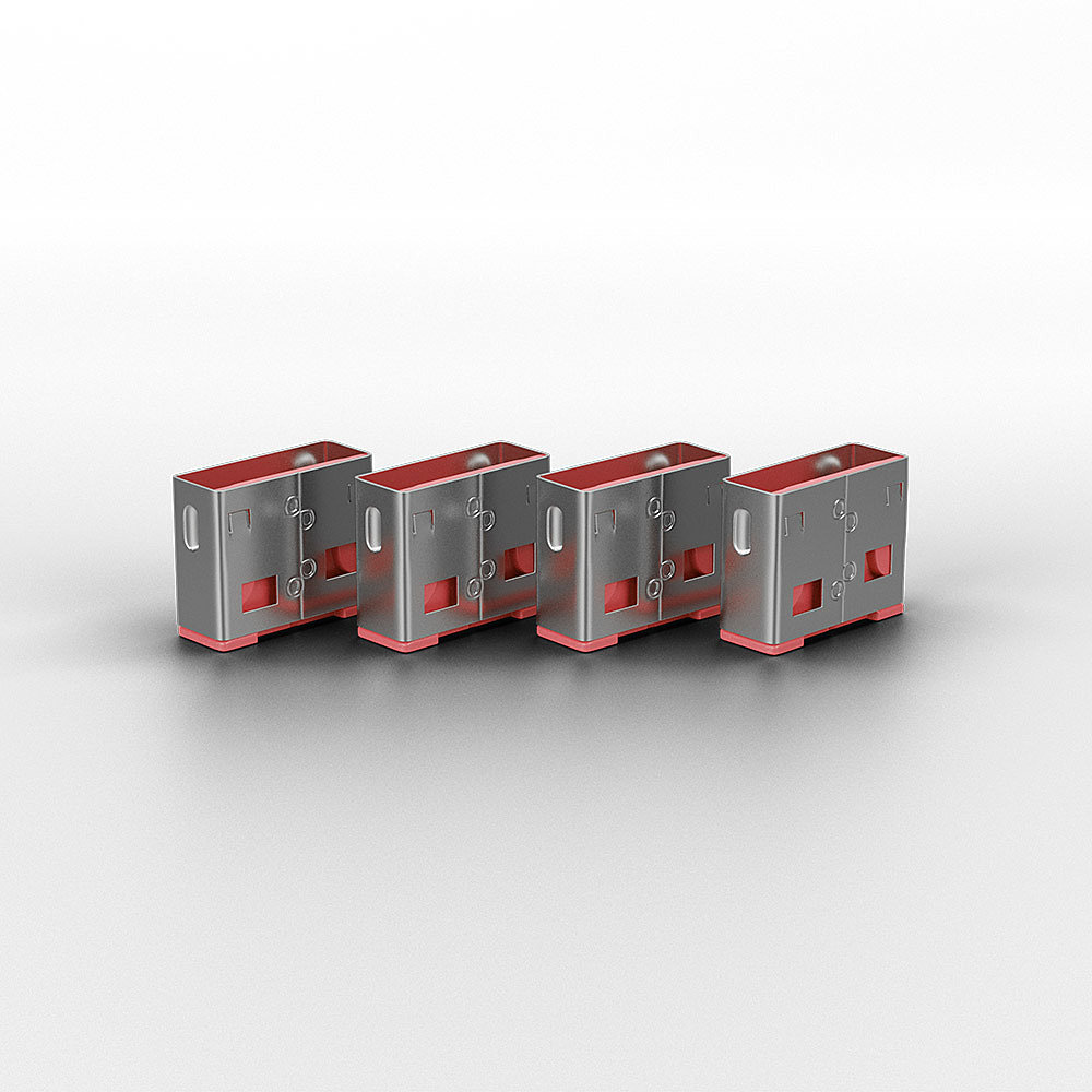 LINDY USB Typ A Portschlösser 10xPink Erweiterung für 40450