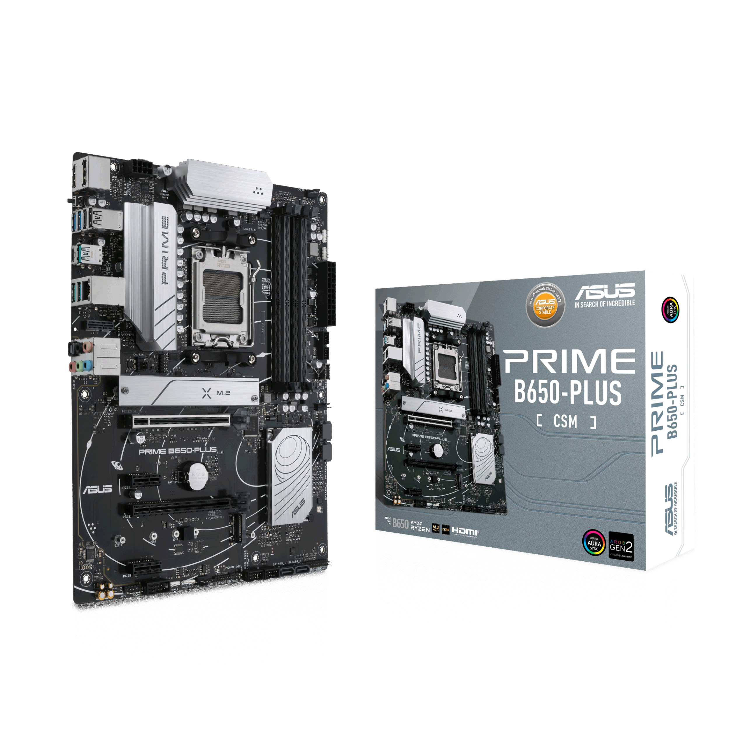 ASUS PRIME B650-PLUS-CSM (AMD,AM5,DDR5,ATX)