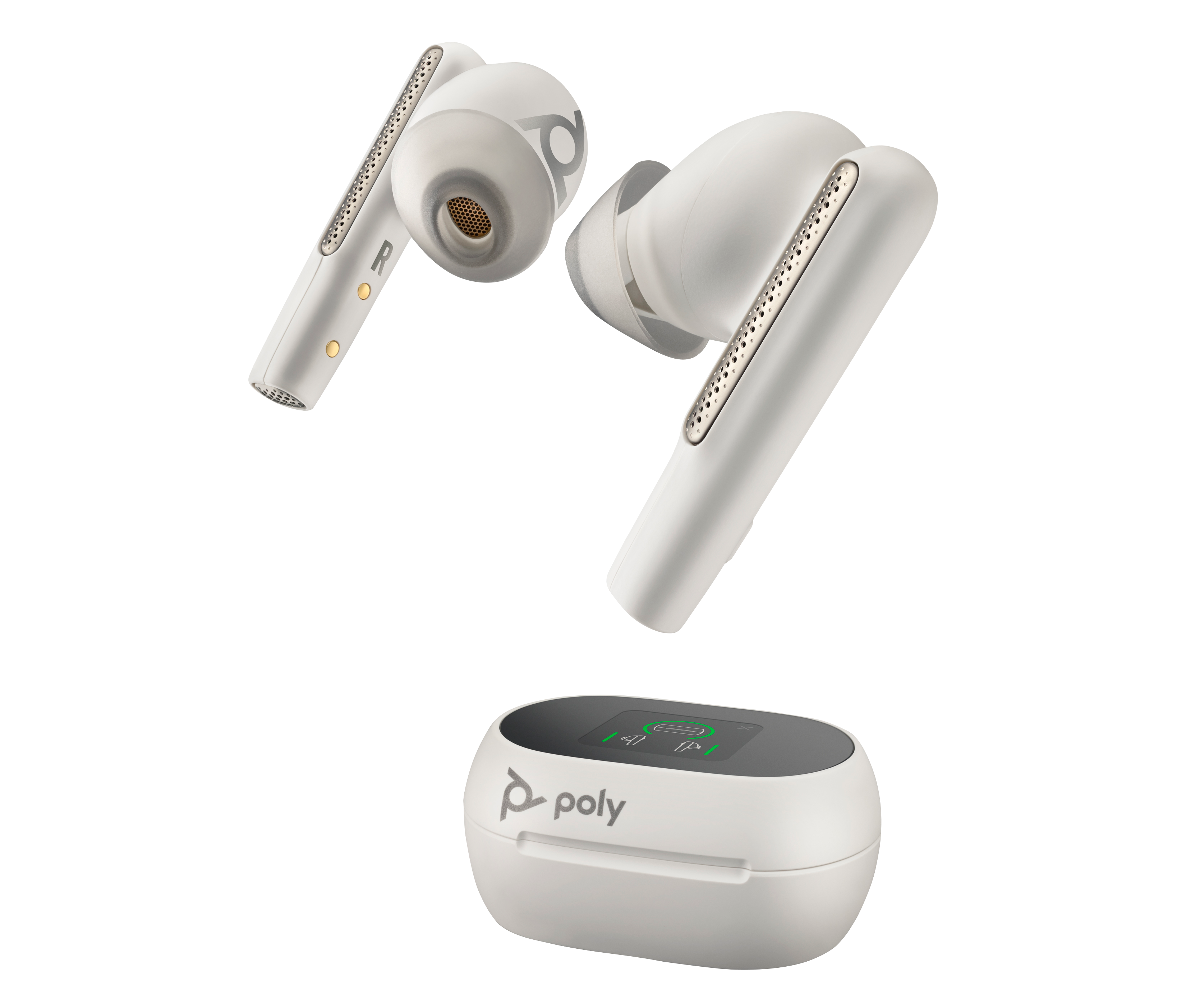 HP Poly Voyager Free 60/60+ White Earbuds 2 Pieces