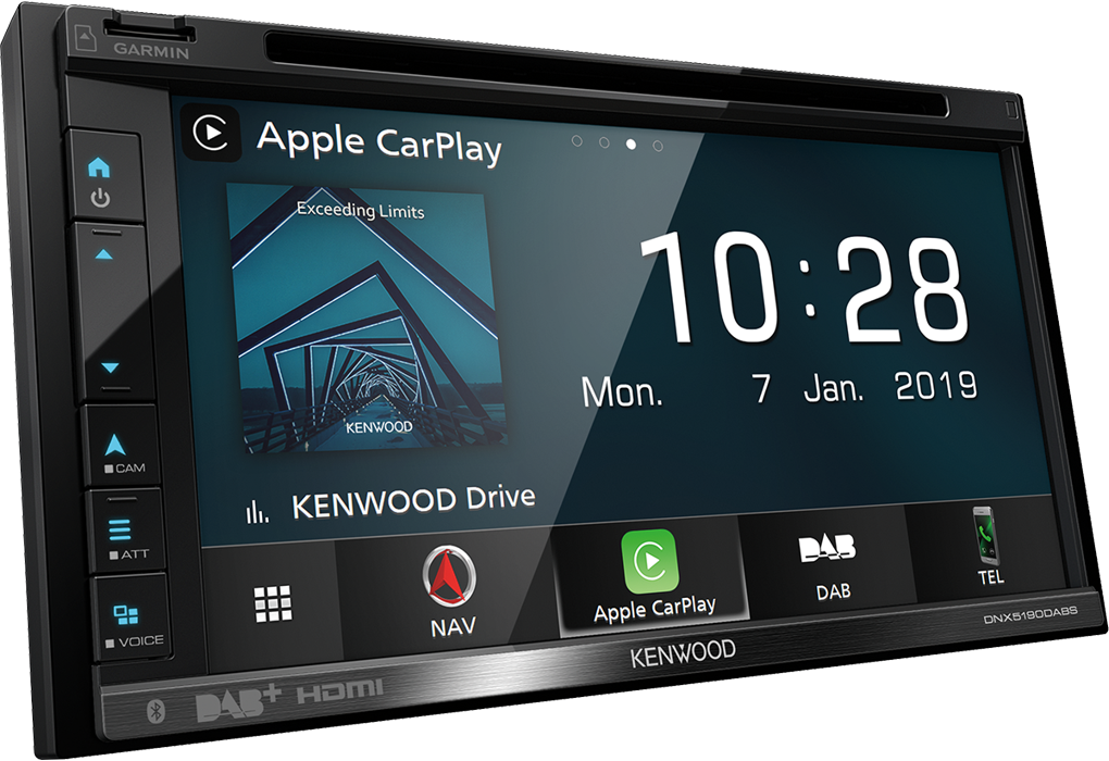 Kenwood DNX5190DABS CD/DVD/USB/BT/iPhone 6,8'' Disp. 2-DIN