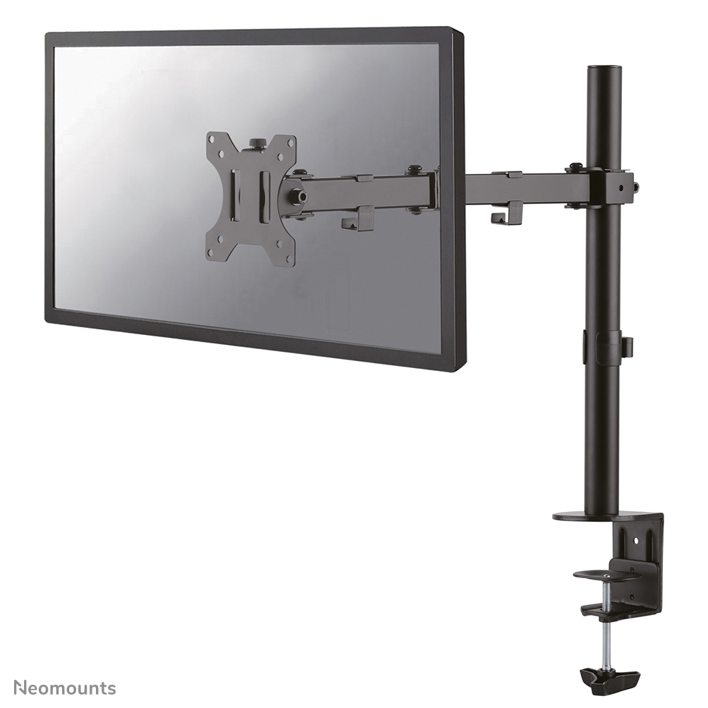 NEOMOUNTS Monitor Desk Mount Tischhalterung 25,4-81,3cm 10-32Zoll Klemme/Durchführung VESA75-100 Volle Bewegung schwarz