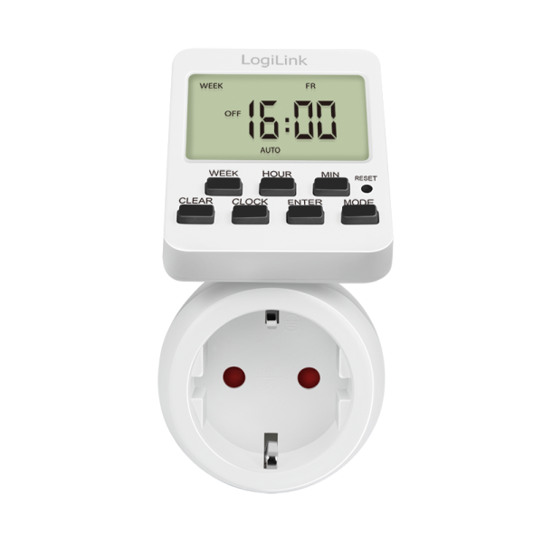 Logilink Zeitschaltuhr, digital drehbares Display