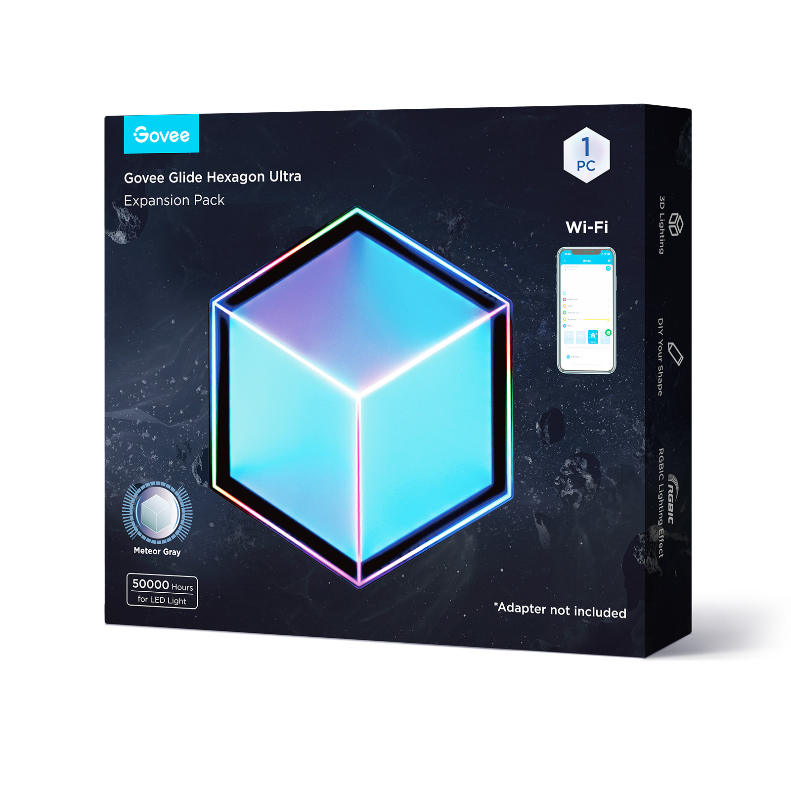 Glide Hexagon Light Panels Ultra Expansion Pack, LED-Leuchte