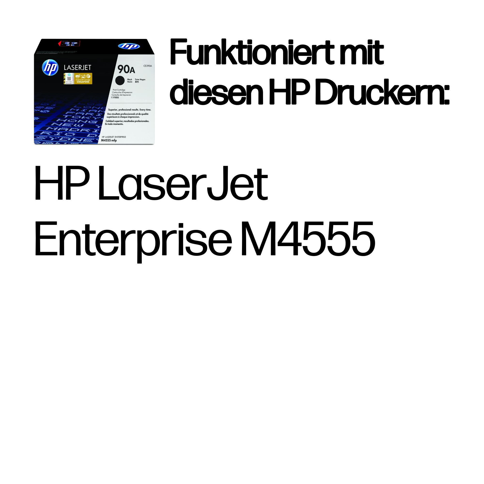 HP 90A (CE390A) schwarz Tonerkartusche