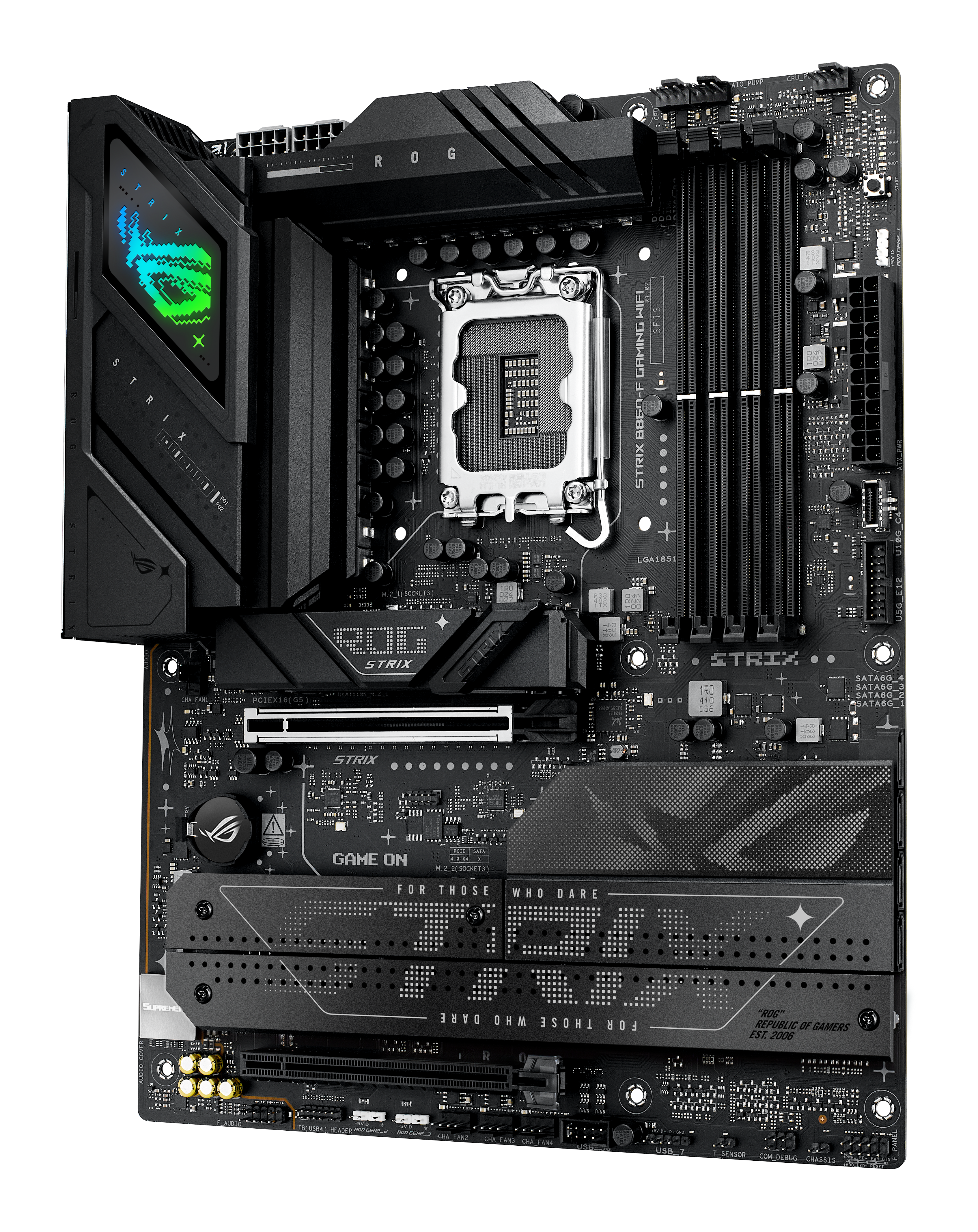 ASUS ROG STRIX B860-F GAMING WIFI LGA1851 DDR5 ATX MB 1xHDMI 1xDP 4xM.2 4xSATA